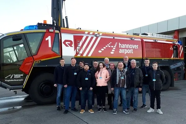 Besuch der Flughafenfeuerwehr 2020
